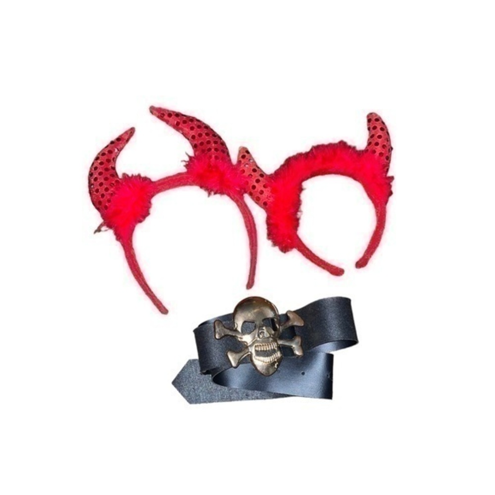 Halloween Devil Costume Pieces.